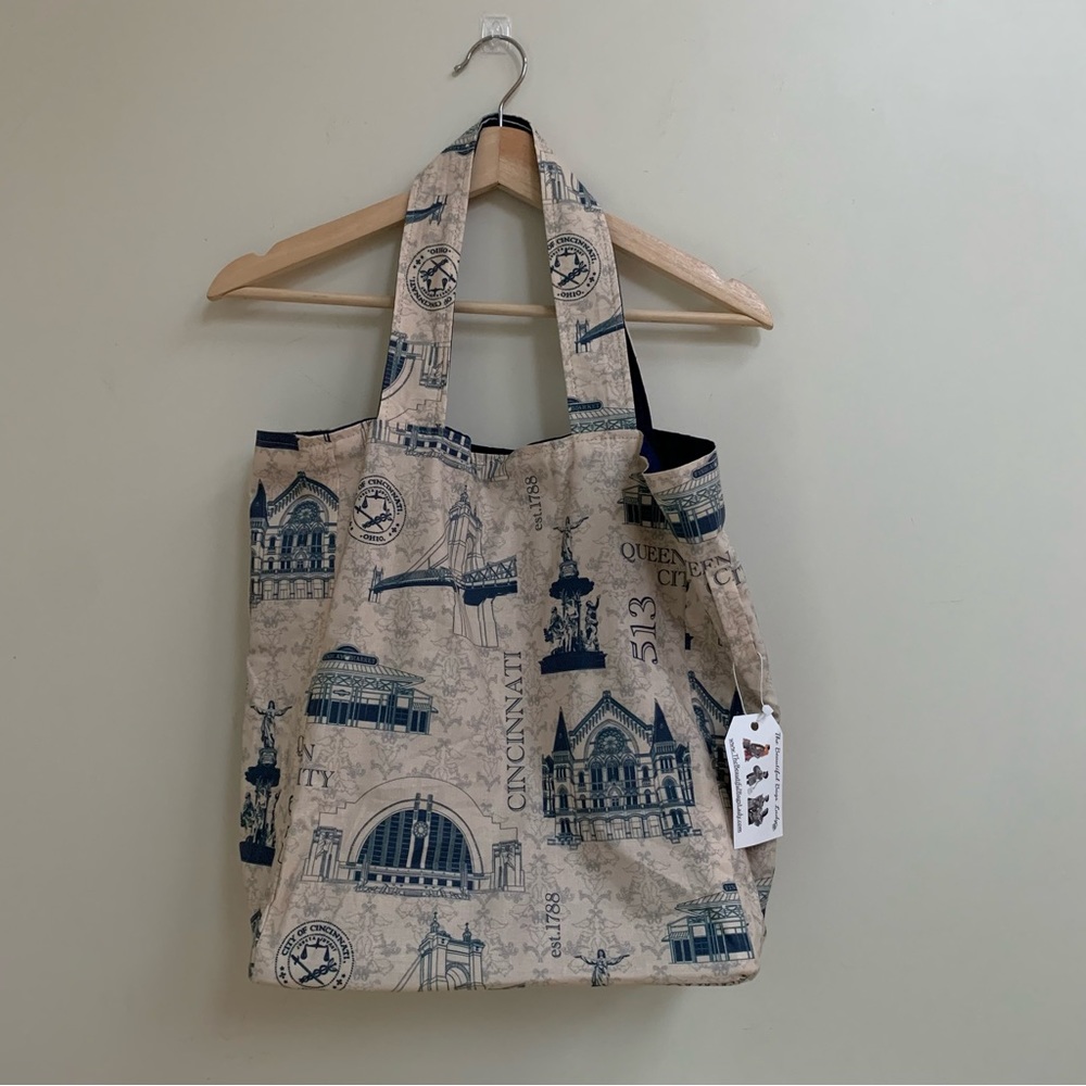 The Beautiful Bag Lady Fabric Tote Bag. New with tags